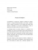 Los procesos de investigacion
