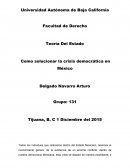La crisis de la democracia en México - Ensayo