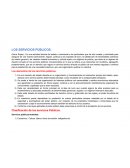 Servicios públicos (concepto, elementos y clasificación)