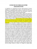 CONSUMO DE DROGAS ENTRE ADOLESCENTES