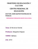 ROL DE LA FAMILA - Ensayo