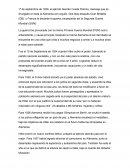 Reseña de la segunda guerra mundial.