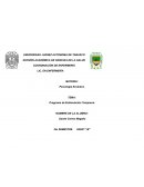 Programa de Estimulación Temprana.