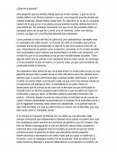 Ensayo: ¿Qué es la justicia?