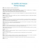 Relato: El sueño de Paula