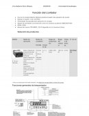 Resumen de Función del contador