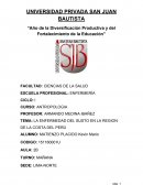 TEMA: LA ENFERMEDAD DEL SUSTO EN LA REGION DE LA COSTA DEL PERÚ
