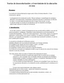 Teorías de desescolarización y el movimiento de la educación en casa