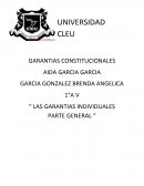 LAS GARANTIAS INDIVIDUALES PARTE GENERAL