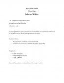 Informe Médico Odontólogo