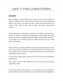 ZARA: IT PARA LA MODA RÁPIDA RESUMEN