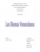 Clasificación de los Biomas Venezolanos