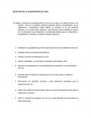 Objetivo de la elaboración de bebidas