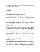 La corporación: Porque nos hemos vuelto dependientes independientes.