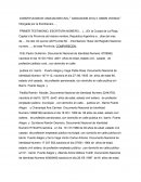 CONSTITUCION DE ASOCIACION CIVIL,” ASOCIACION CIVIL E UNION VECINAL