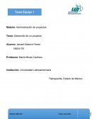 Administración de proyectos. Desarrollo de un proyecto