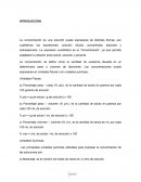 La relación cuantitativa entre la densidad de una disolución y su concentración.