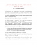LAS MEDIDAS CAUTELARES EN EL NUEVO CÓDIGO PROCESAL PENAL