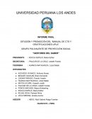 DIFUSIÓN Y PROMOCIÓN DEL “MANUAL DE CTS Y GRATIFICACIONES-UPLA” GRUPO POLIVALENTE DE PROYECCIÓN SOCIAL “GESTORES DEL SABER”