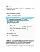 Un circuito RL en serie consta de R= 300 Ω, L= 50 mH se le aplica un voltaje de 100 sen 600t, obtenga