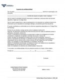 Acuerdo de confidencialidad, ejemplo