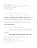 U.C ARTE Y ECOLOGÍA (VIII SEMESTRE, PERÍODO 2015-II)