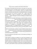 Ensayo sobre la conferencia de la Doctora Marta Rizo