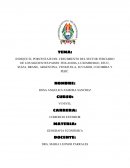 INDIQUE EL PORCENTAJE DEL CRECIMIENTO DEL SECTOR TERCIARIO DE LOS SIGUIENTES PAISES: FINLANDIA, LUXEMBURGO, EEUU, SUIZA, BRASIL, ARGENTINA, VENEZUELA, ECUADOR, COLOMBIA Y PERÚ.