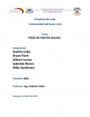 Caso PIZZA DE FRUTAS DULCES