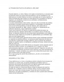 LA TRANSICIÓN POLÍTICA EN MÉXICO: AÑO 2000”