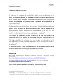 Como es el nuevo Desarrollo humano