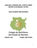 ANÁLISIS LITERARIO DEL CUENTO AMOR SECRETO DE MANUEL PAYNO