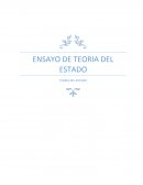 ENSAYO DE TEORIA DEL ESTADO