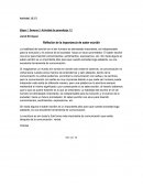 Reflexión de la importancia de saber escribir