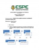 FUENTE DE ALIMENTACIÓN DE CORRIENTE CONTINUA REGULADA