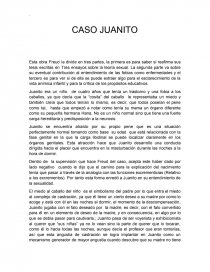 CASO JUANITO Esta obra Freud la divide en tres partes. Página 1