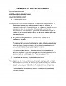 FUNDAMENTOS DEL DERECHO CIVIL PATRIMONIAL