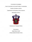 Departamento de Disciplinas a fines al derecho Metodología Jurídica I