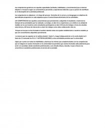 LAS COMPETENCIAS GENÉRICAS - RESEÑA. Página 1