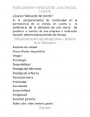 Como se da la neuva Fidelizacion y niveles de lealtad