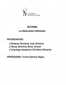 LA REALIDAD PERUANA INFORME