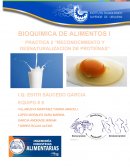 PRACTICA 2 “RECONOCIMIENTO Y DESNATURALIZACION DE PROTEÍNAS”
