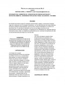 Práctica de laboratorio de biología No. 8