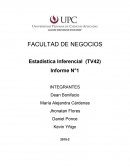 Estadística inferencial - Trabajo