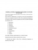 DESARROLLO INTEGRAL DE MENORES TRABAJADORES Y EN SITACIÓN DE CALLE