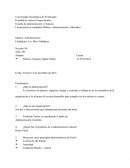 Cuestionario 1.	¿Qué es administración?