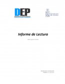 Informe de Lectura. Introducción a la Educación