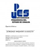 Lenguaje hablado y escrito, reporte de lectura