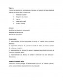 Las operaciones principales en el proceso de inyección de tapas plásticas, entender los temas de la primera unida