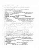 PRONOMBRES RELATIVOS - Ejercicios